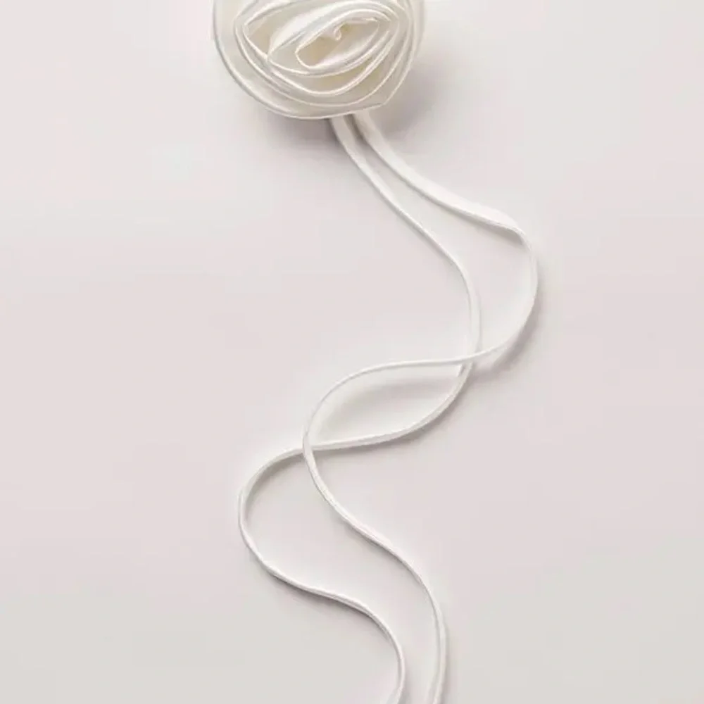 Free People White Rose Scrunchie